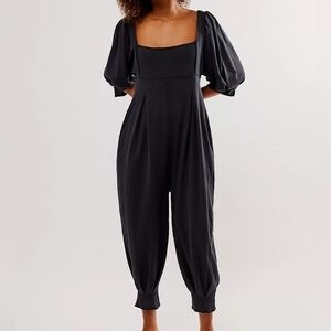 Free People Lotta Love Romper - Black